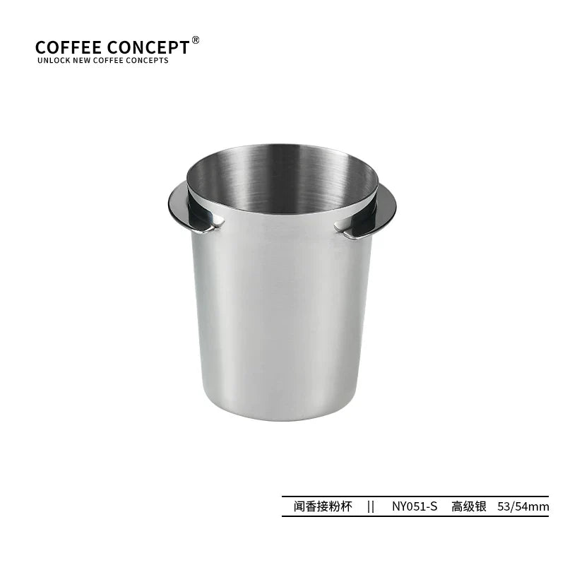 【COFFEE CONCEPT】Coffee Dosing Cup for Smelling & Grinding, 58mm Portafilter Inverted Dosing Cup, Measuring Cup for Pour-over Coffee