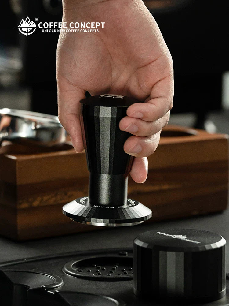 【COFFEE CONCEPT】Constant Force Impact Espresso Tamper, 30LB Consistent Pressure Coffee Tamper with Spring Rebound, 3-in-1 Barista Tool Set for Espresso Machine