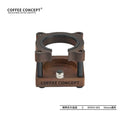 【COFFEE CONCEPT】Cute Bear Coffee Tamper 3-Piece Set, North American Walnut Base & Coffee Tool Storage Organizer