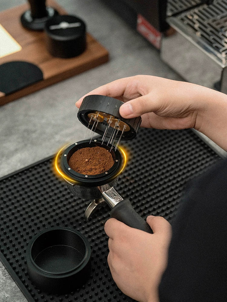 COFFEE CONCEPT Black Myth Planetary WDT Tool | Rotary Needle Distributor | 51/54/58mm