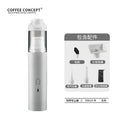 【COFFEE CONCEPT】Coffee Powder Vacuum Cleaner – Handheld High-Suction Grinder Dust Collector for Espresso Bar Counter & Home