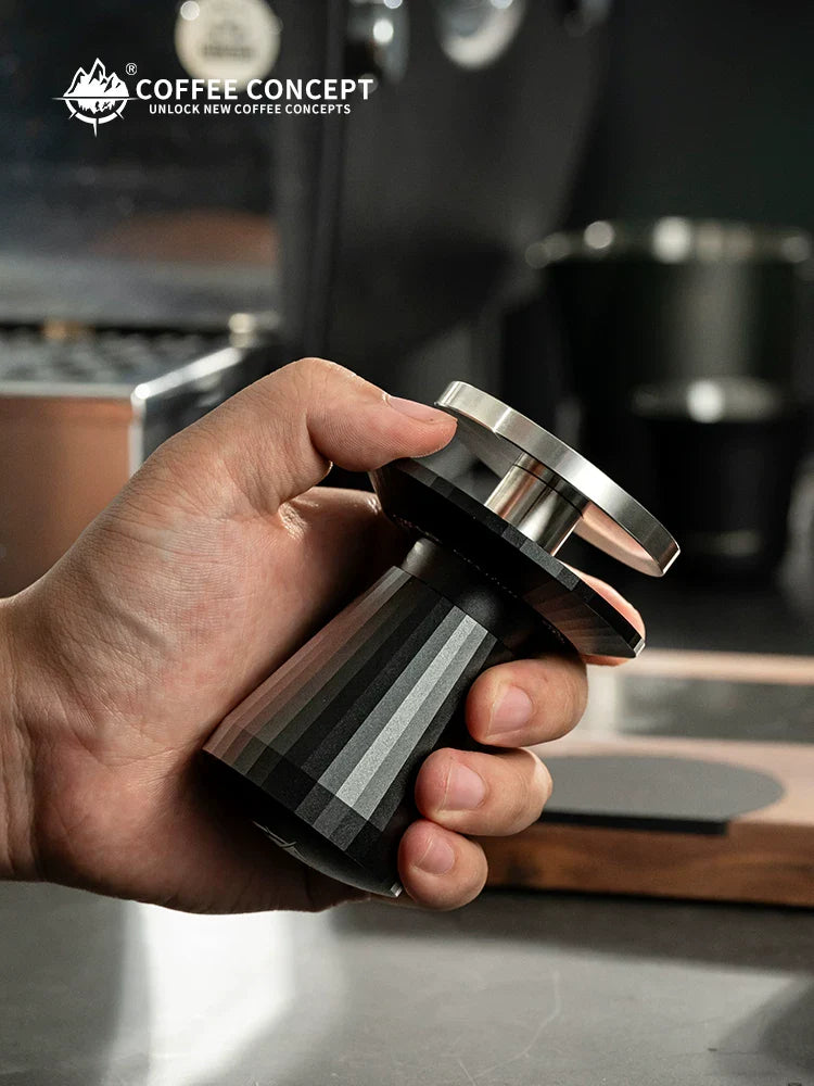 【COFFEE CONCEPT】Constant Force Impact Espresso Tamper, 30LB Consistent Pressure Coffee Tamper with Spring Rebound, 3-in-1 Barista Tool Set for Espresso Machine