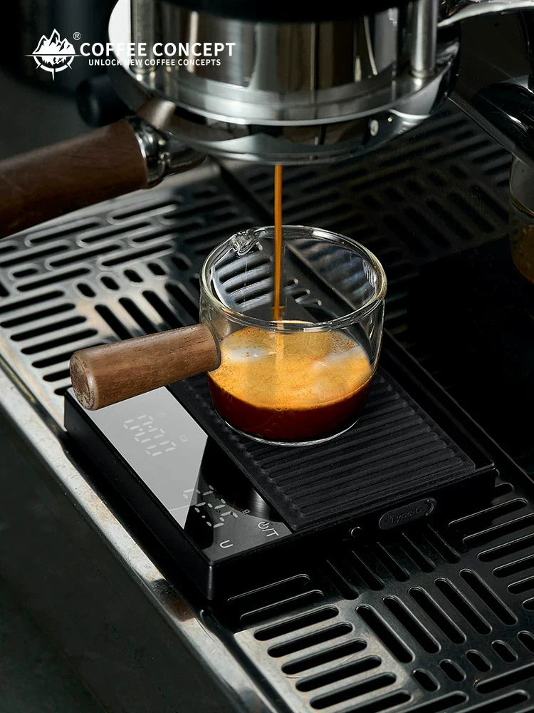 【COFFEE CONCEPT】Smart Cube Coffee Scale 3.0, Mini Multi-Mode Waterproof Espresso Scale with Auto-Timing Function