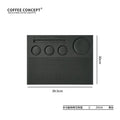 【COFFEE CONCEPT】Silicone Espresso Tamping Mat, Coffee Bar Station Organizer, Multi-function Tamper Stand & Distributor Base, Anti-slip Drain Pad for Coffee Corner
