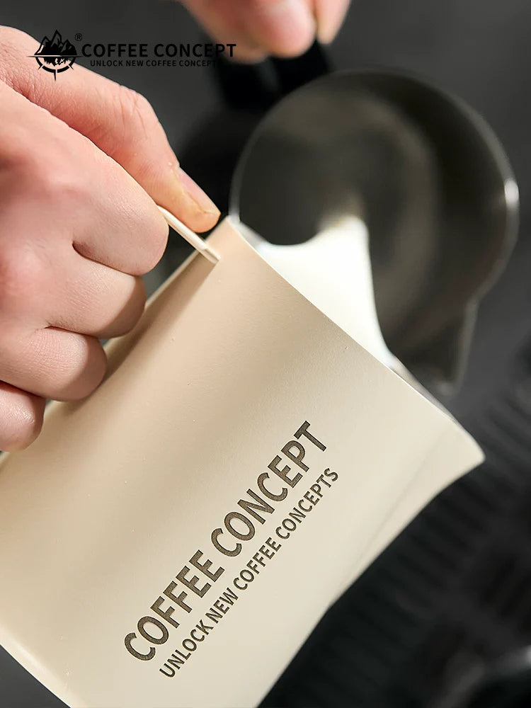 COFFEE CONCEPT Eagle Beak Latte Art Milk Pitcher | Precision Spout | 304 Stainless Steel | 400ml / 600ml Professional Barista Frothing Cup