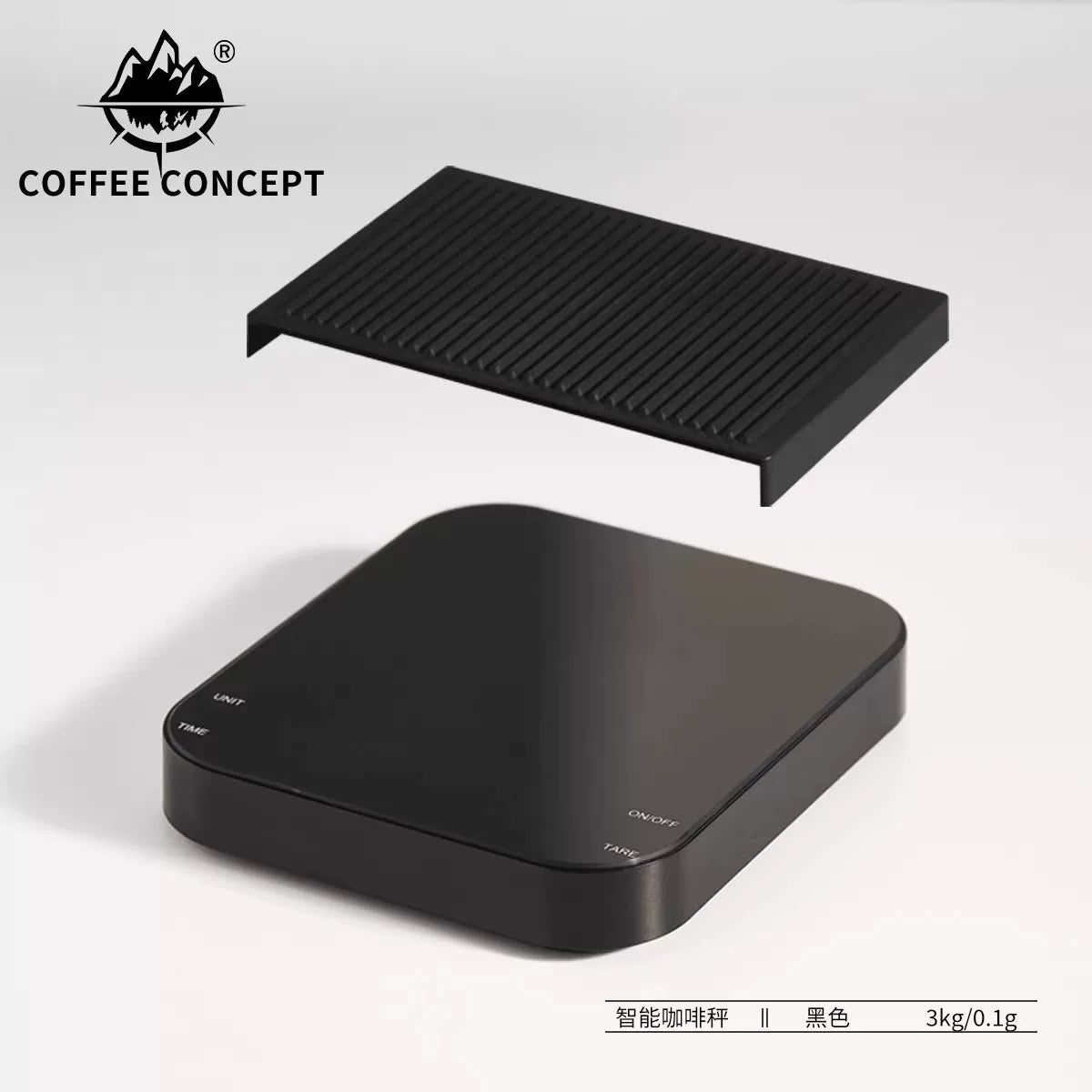 【COFFEE CONCEPT】Smart Cube Coffee Scale 3.0, Mini Multi-Mode Waterproof Espresso Scale with Auto-Timing Function