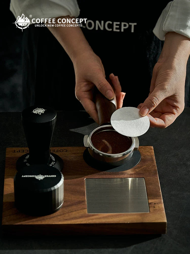 【COFFEE CONCEPT】Coffee Filter Paper 51/53/54/58mm, Round Secondary Filter Paper for Portafilter Filter Basket